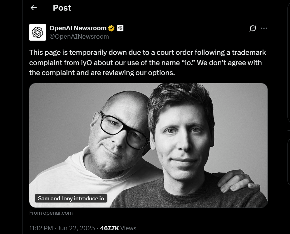 OpenAI announces that the deal still remains 