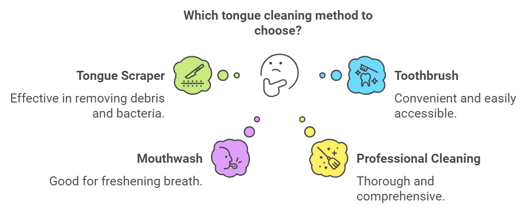 What is the best way to clean your tongue?