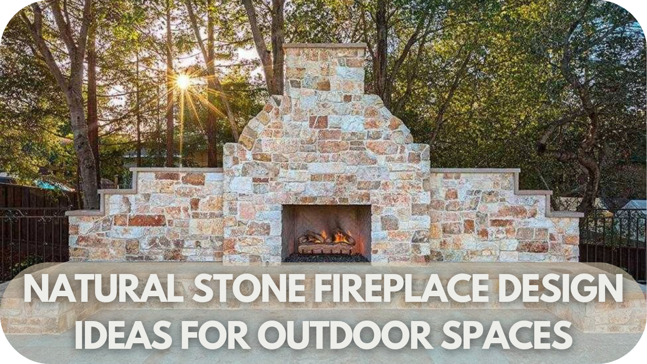 Inspire your outdoor space with creative natural stone fireplace designs that add charm and functionality to your backyard.