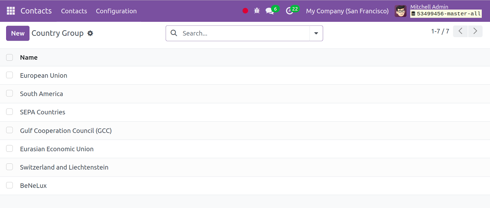 Odoo 17 Contacts