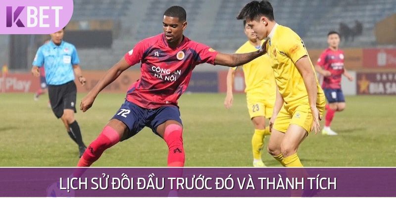 Sự đối đầu trước đó của 2 đội tuyển