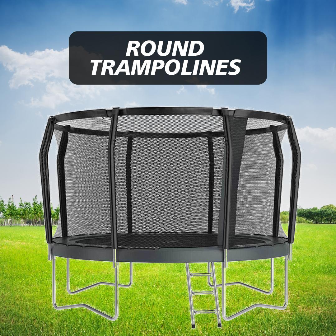 Round Trampolines - trampoline bouncing for happiness