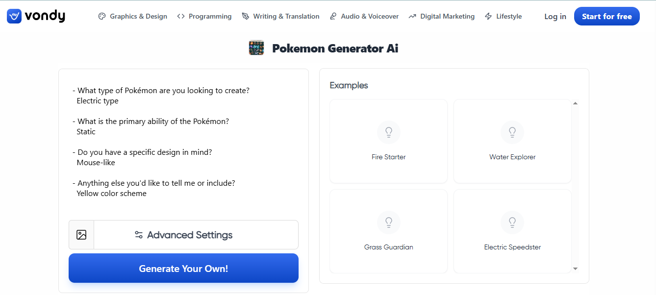 Vondy AI tool