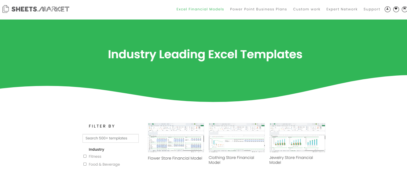 financial model template from scratch 