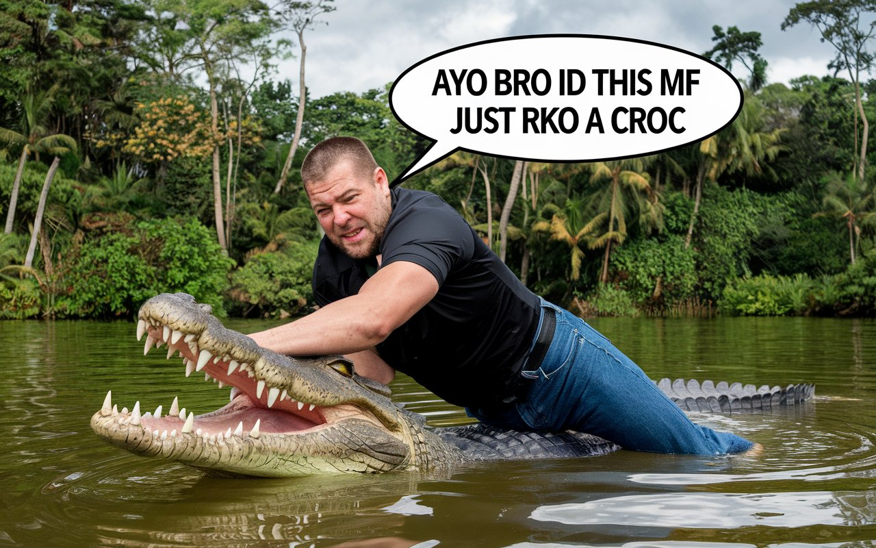 Ayo Bro DD This MF Just RKO a Croc