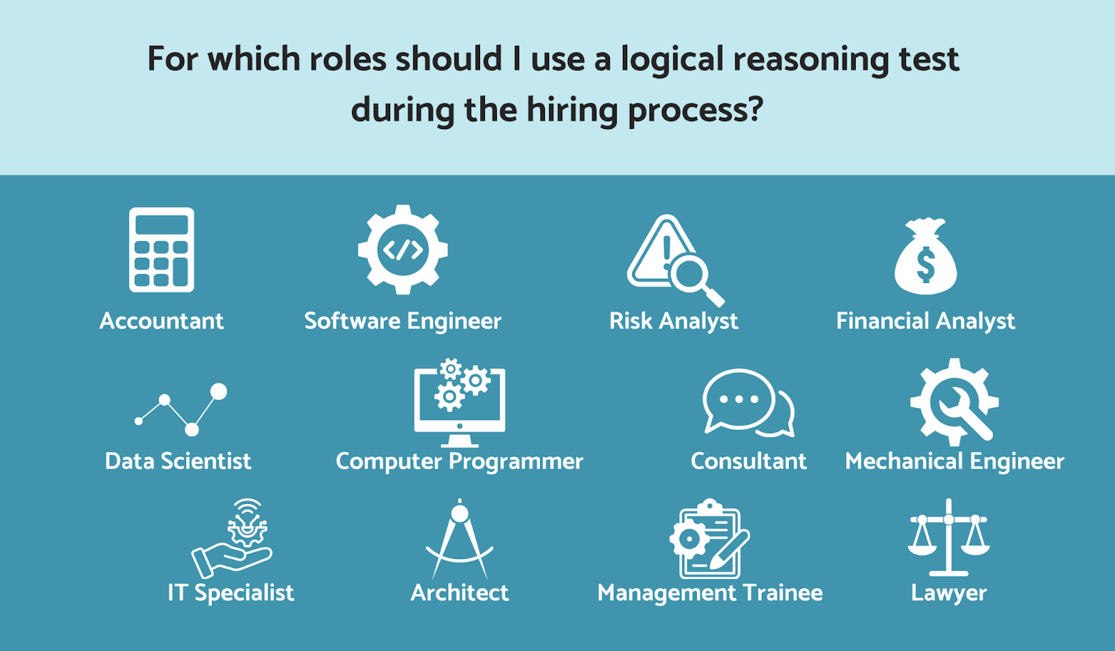 Roles that Use Logical Reasoning Tests for Hiring
