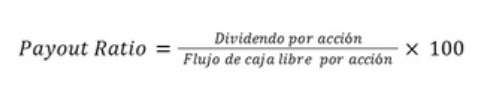 Fórmula del ratio Payout FCF