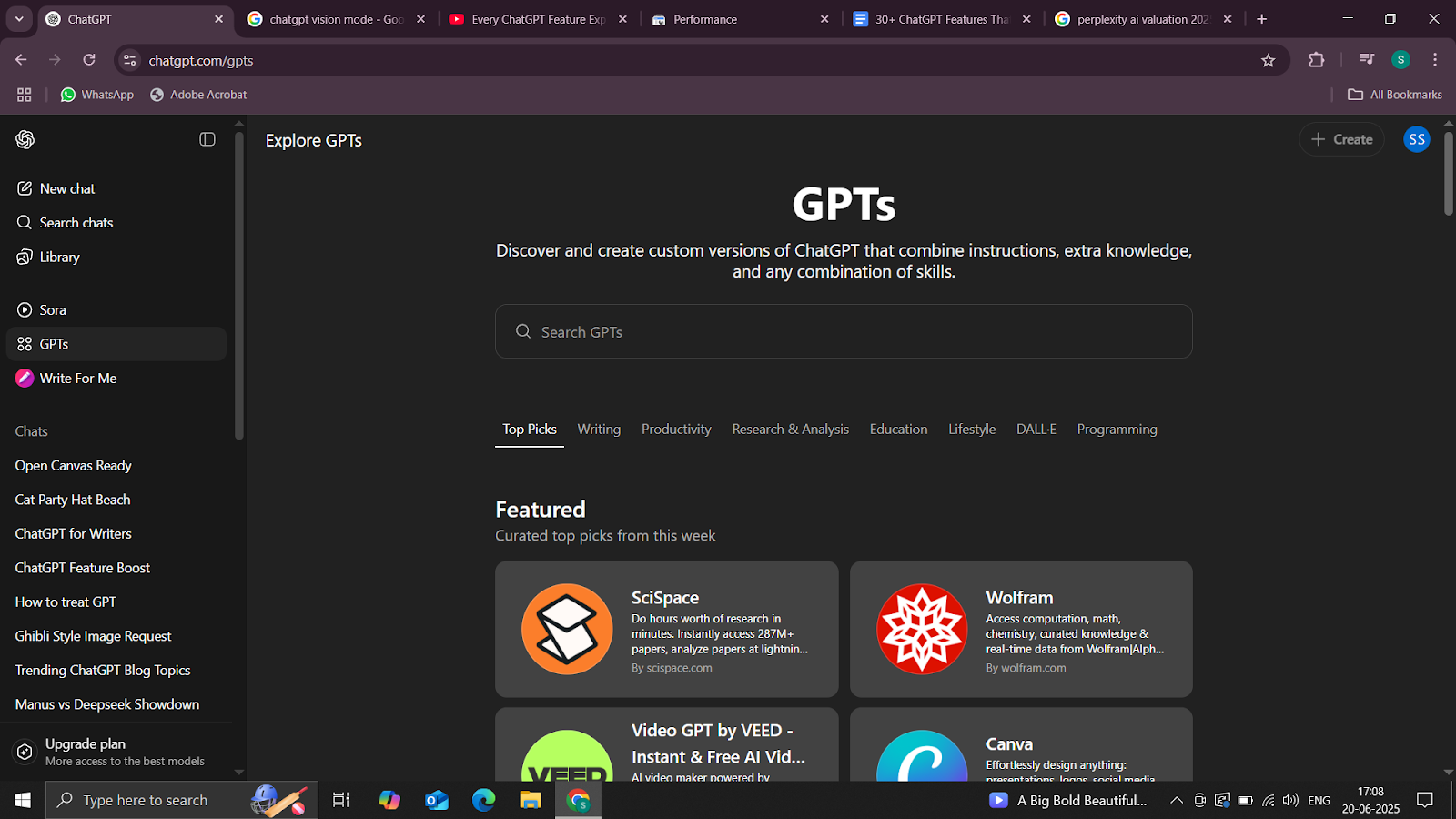 Chatgpt GPTs feature