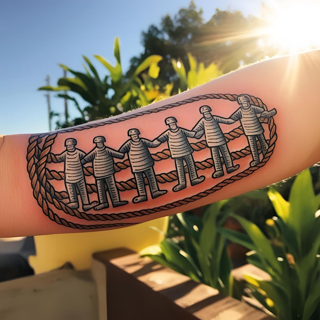 Prisoners and Rope Tattoos