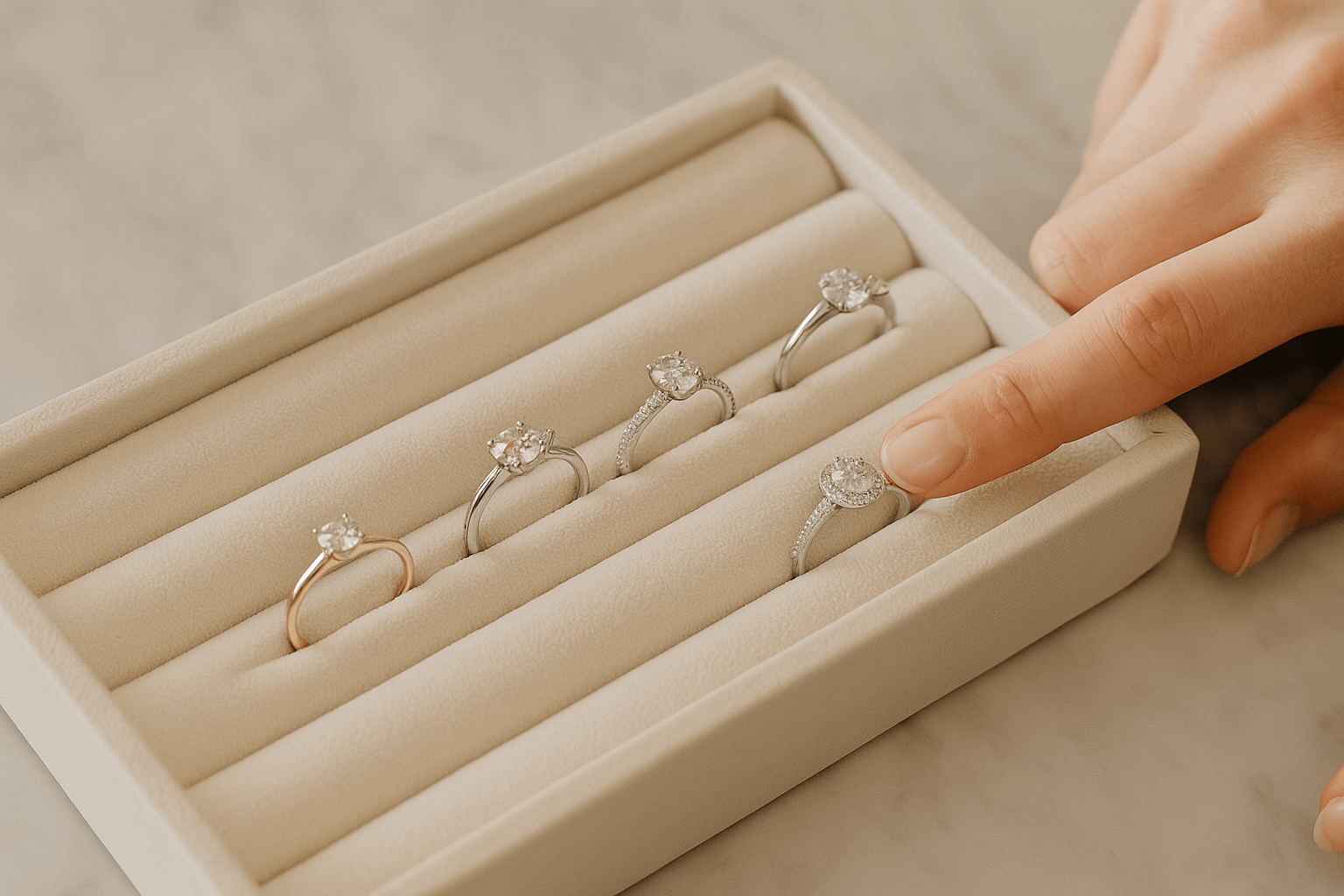 Find Your Favorite Setting: From Solitaire Rings to Three Stone Rings