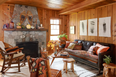 design tips for remodeling your northern michigan vacation rental living room with cabin decor custom built michigan