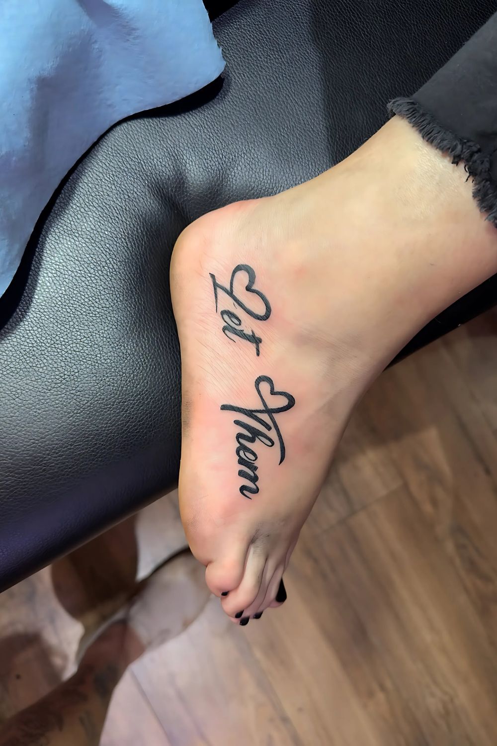 Let Them Foot Tattoos