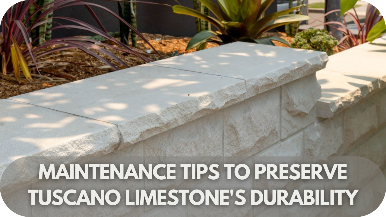 Essential maintenance tips to keep Tuscano Limestone durable and looking its best over time.