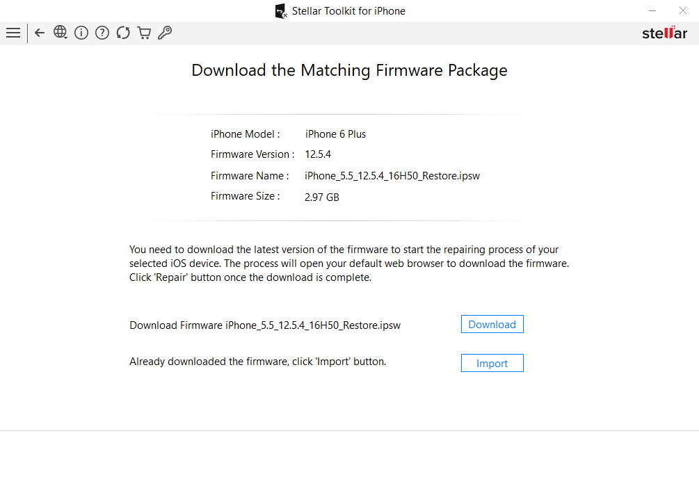 download iphone matching firmware 