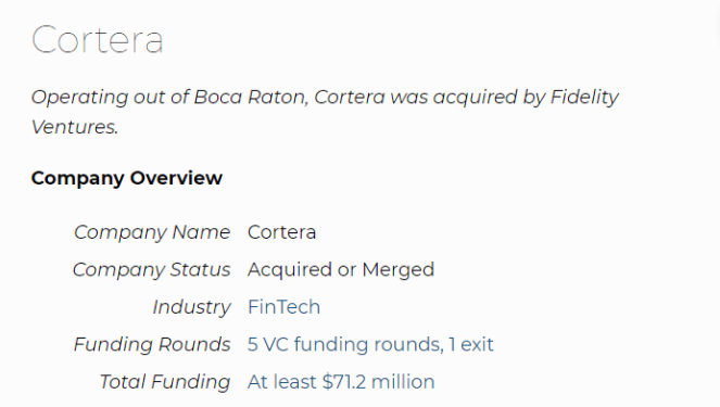 Who Owns Cortera