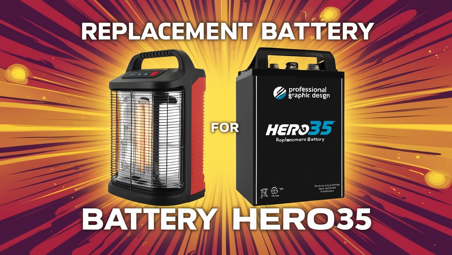 Replacement Battery for HERO35