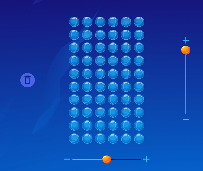 grid formation for tips to play Bubbles by Turbo Games