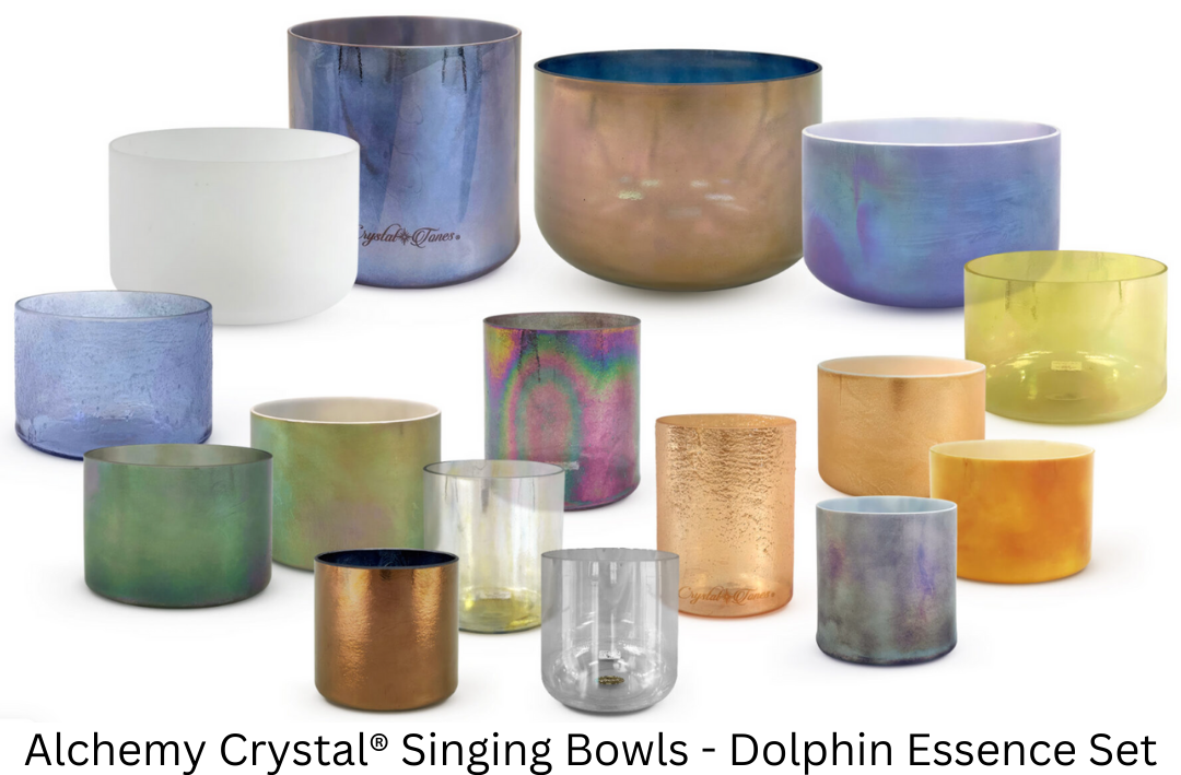 Alchemy Crystal Singing Bowls - Dolphin Essence Set