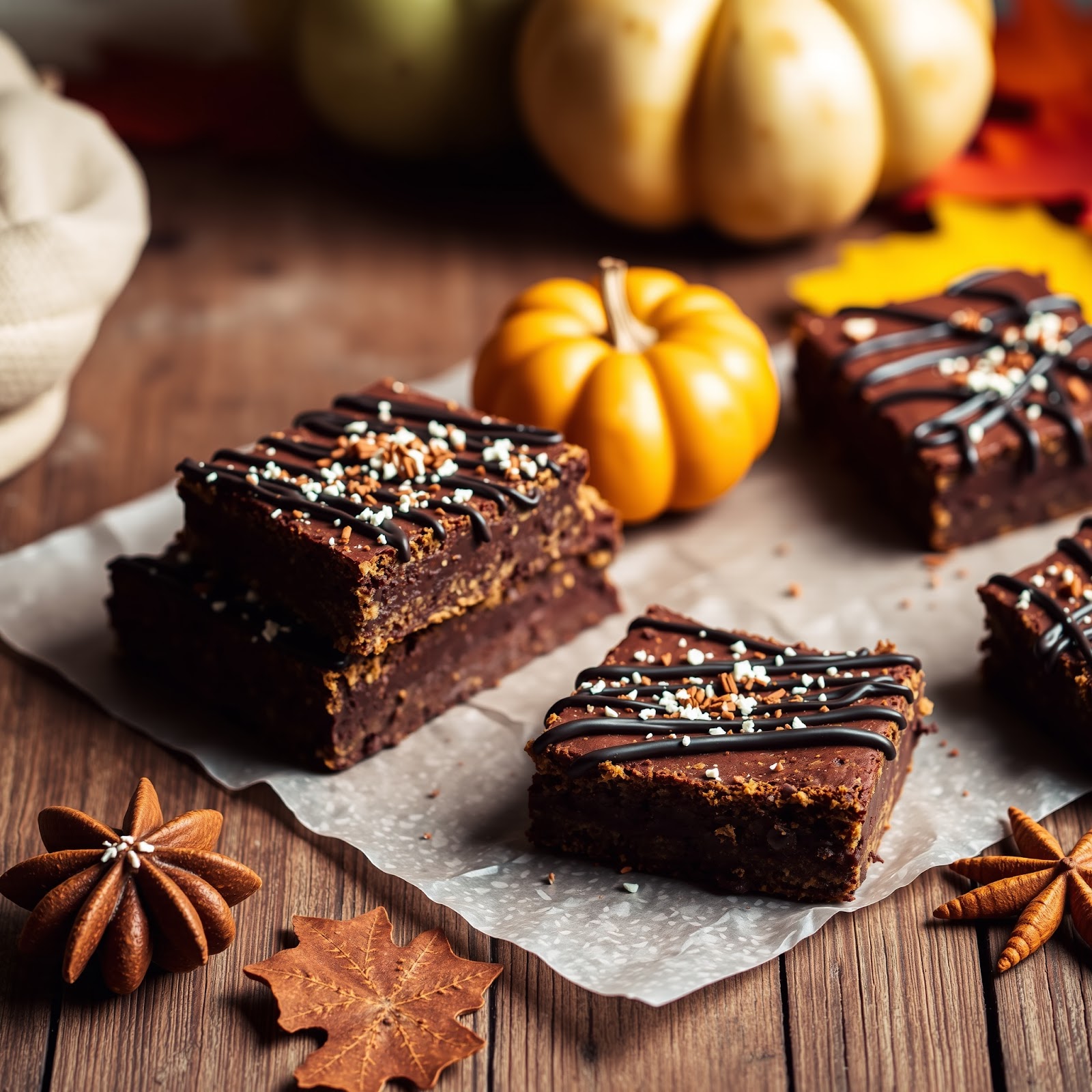 Chocolate Pumpkin Bars