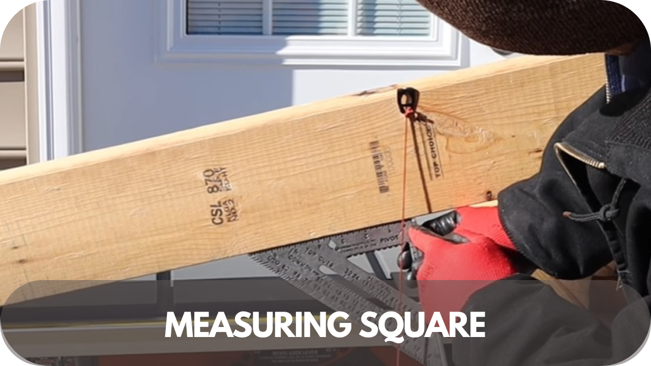 Achieve sharp, accurate corners with a versatile measuring square.