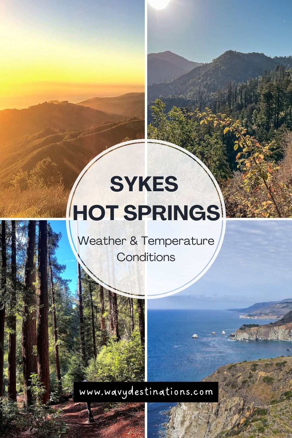 Sykes Hot Springs Weather and Temperature Conditions
