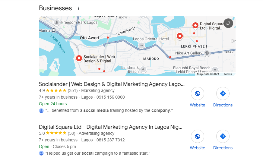 Claim and Optimize Your Google My Business (GMB) Listing for effective digital marketing in Nigeria 