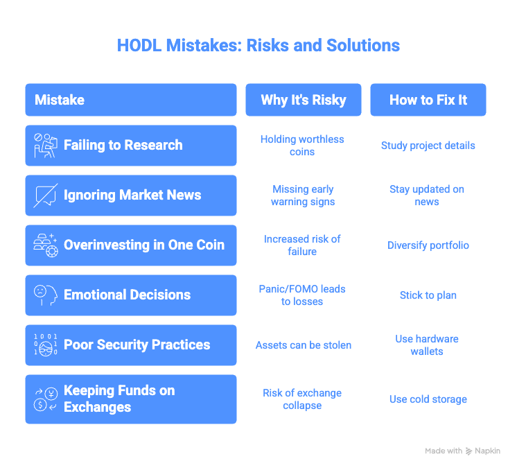 Common HODL Mistakes 