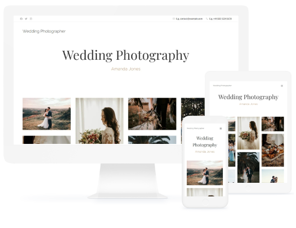 Photography Website Template