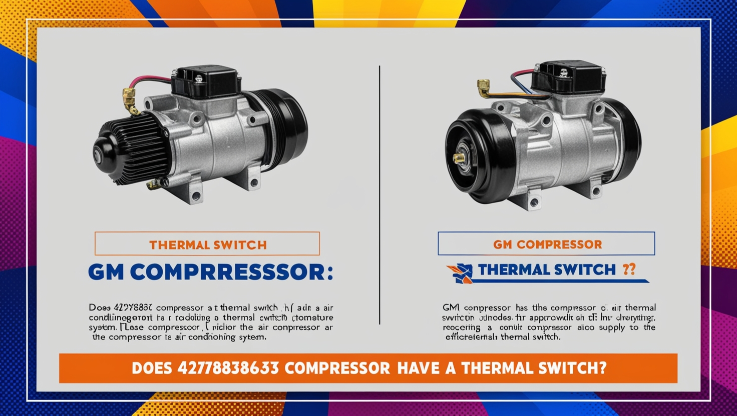 Does 42783863 GM Compressor Have a Thermal Switch