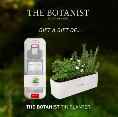 the Botanist tin planter