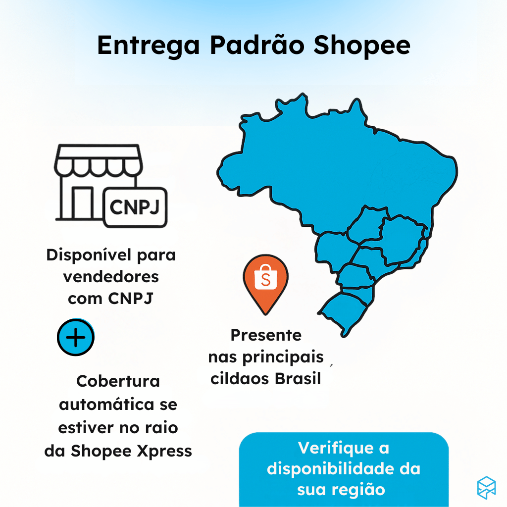 o que é entrega padrão shopee