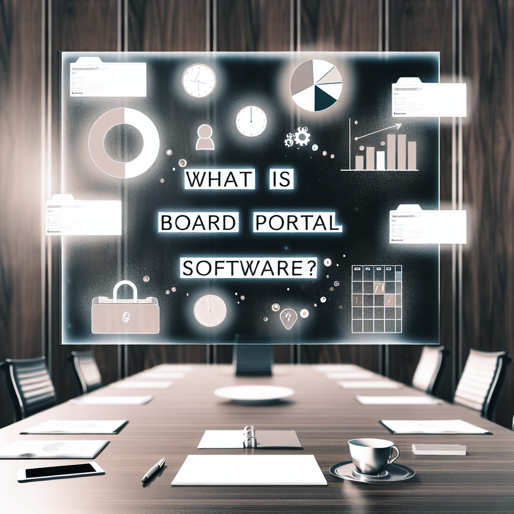 What is board portal software