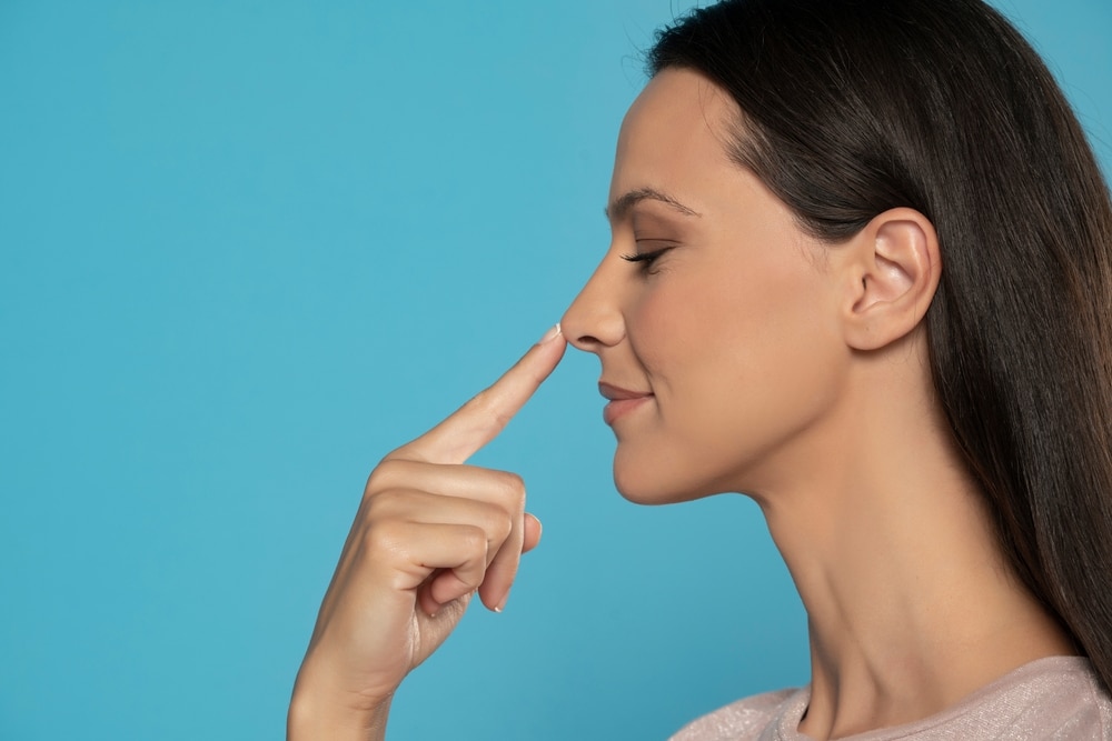 a picture describe rhinoplasty makeover in nose shape
