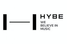 This contain an image of HYBE logo