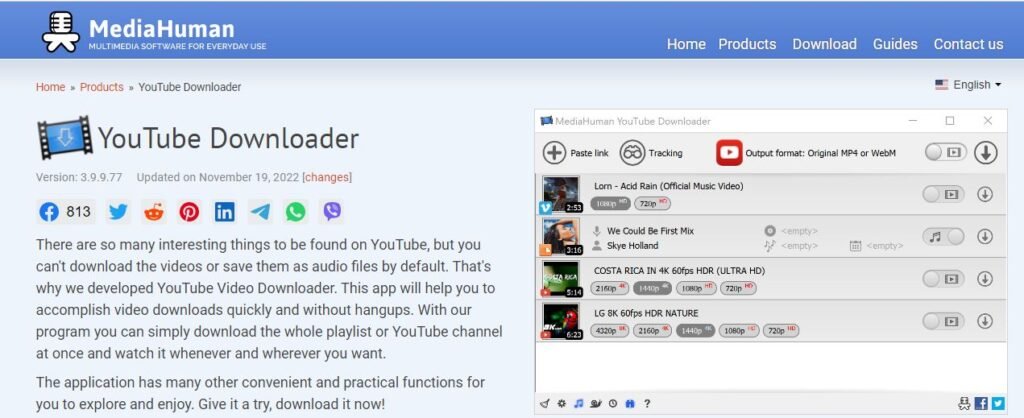 Media Human Youtube Downloader