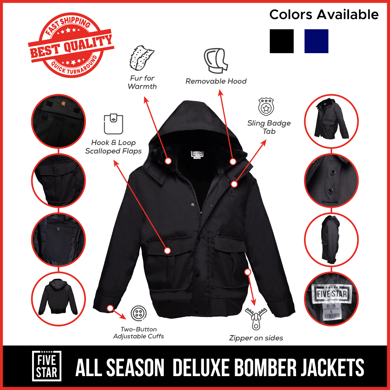 jackets for security guards