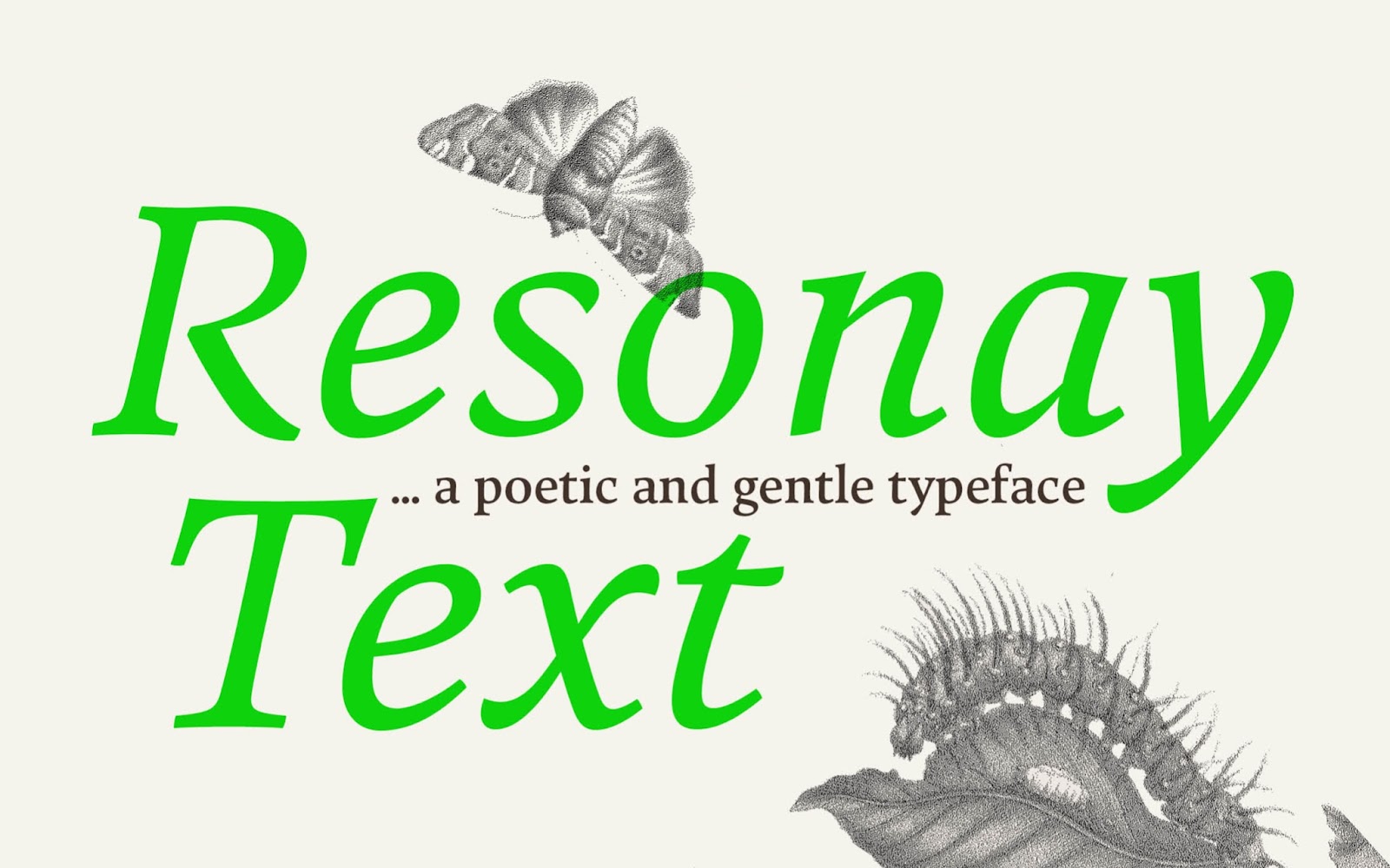 Image from the Resonay Text: Elevating Typography with Elegance article on Abduzeedo