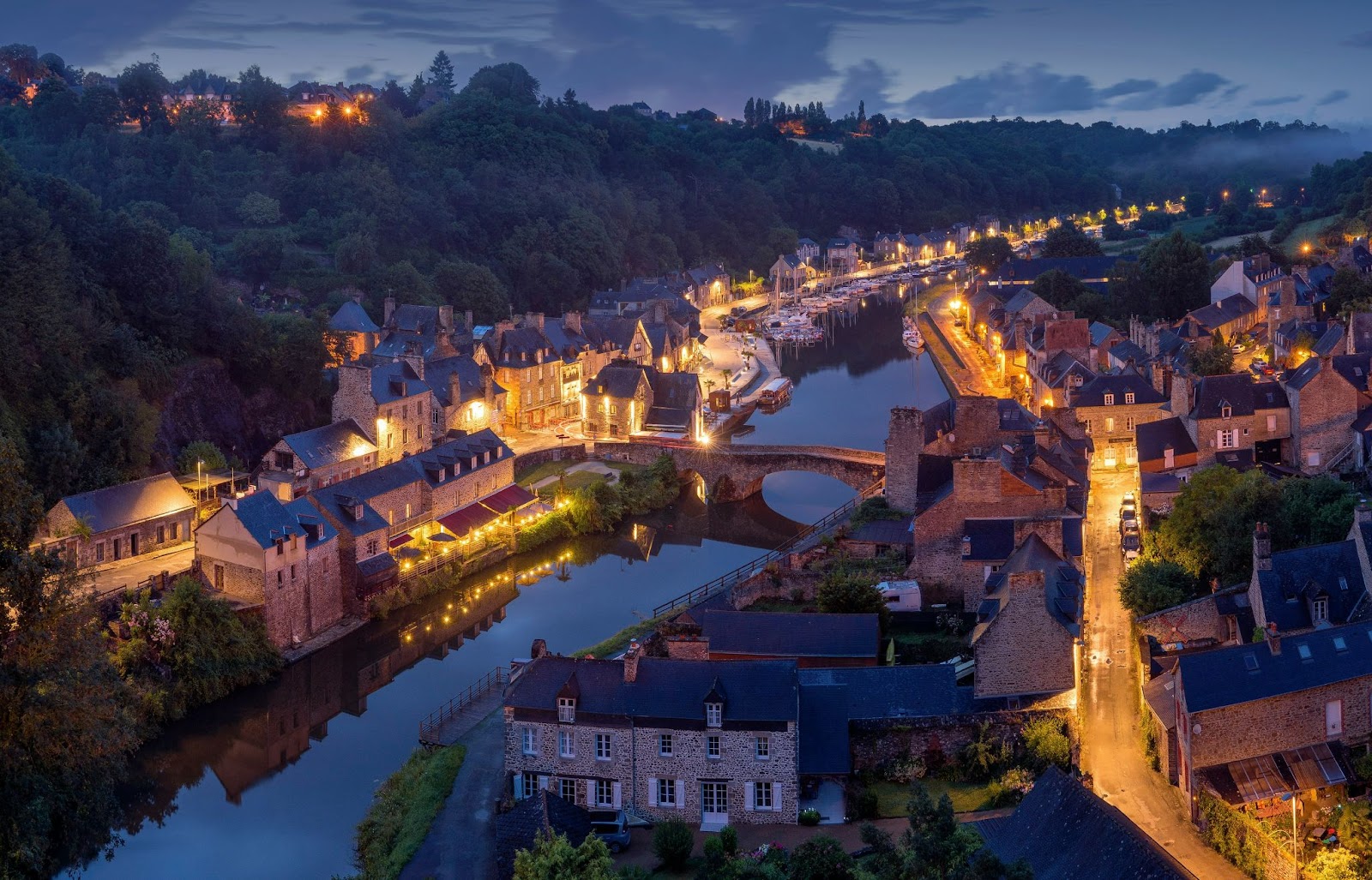 Dinan, France in budget travel Europe