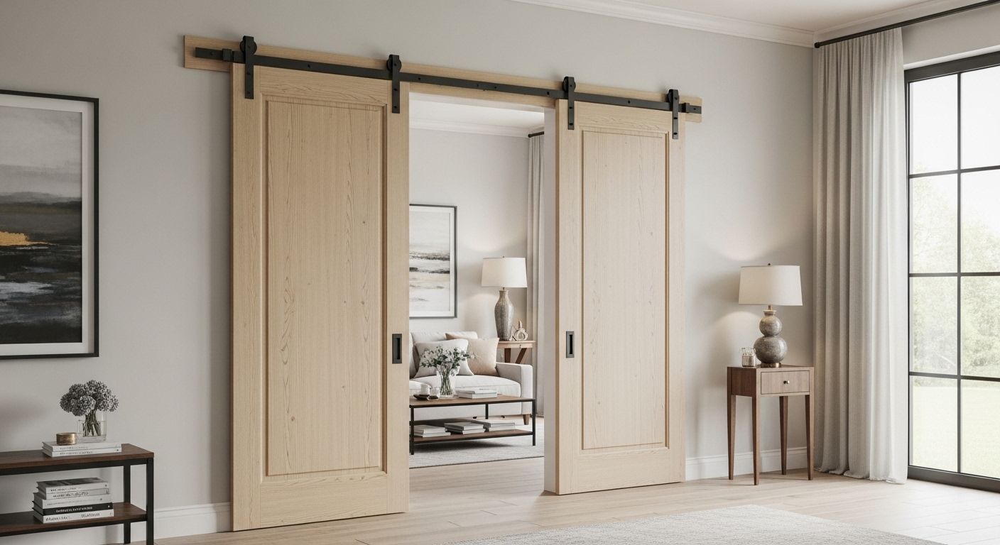 Floating Barn Door