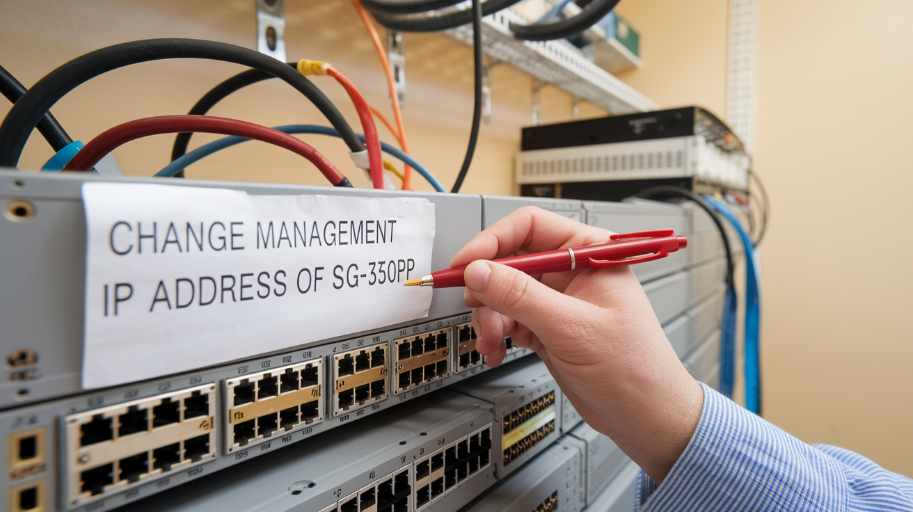 Change Management IP Address of SG-350PP