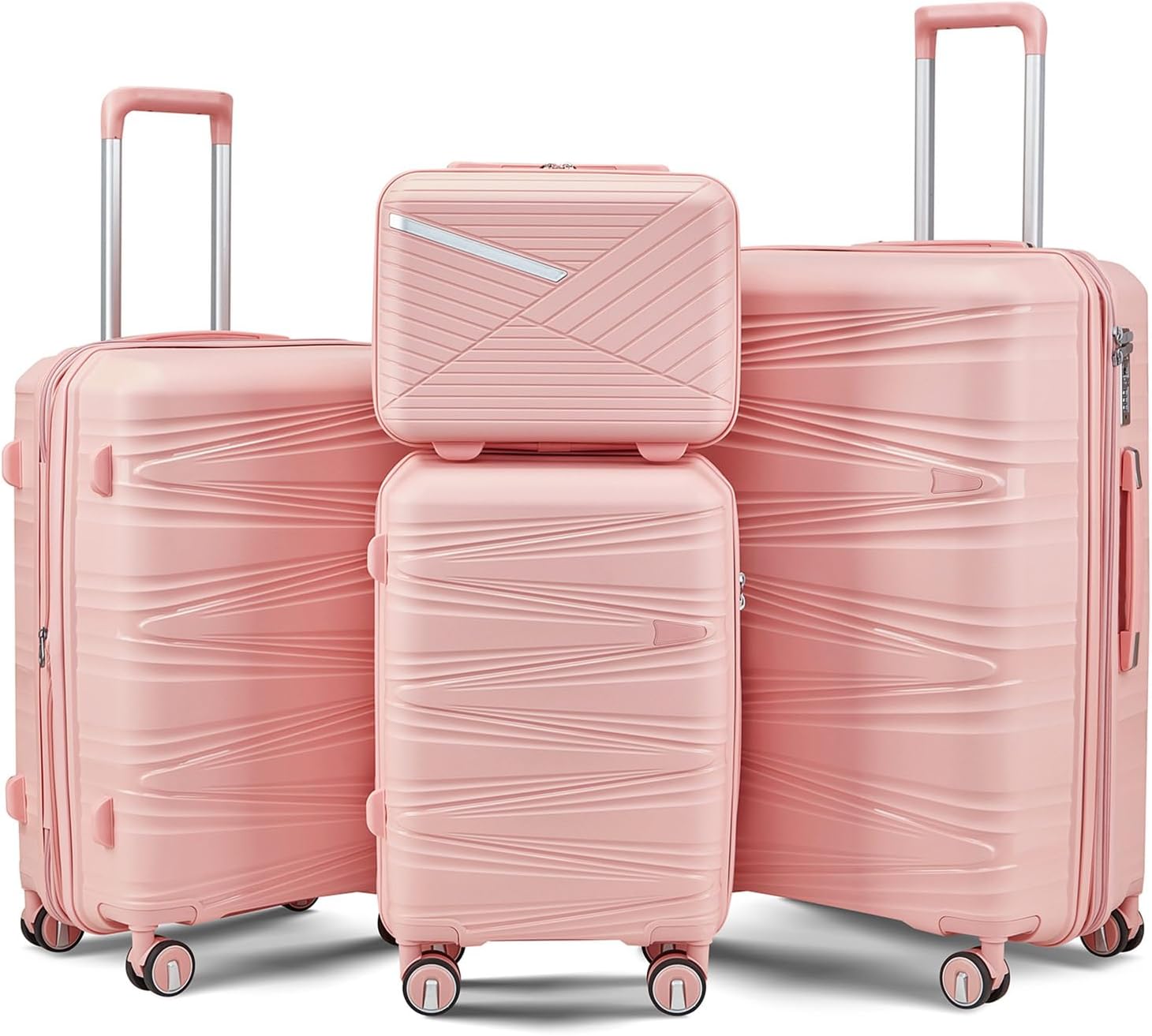 4-Piece Expandable Hardshell Luggage Set