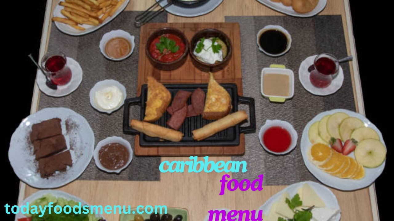 caribbean food menu