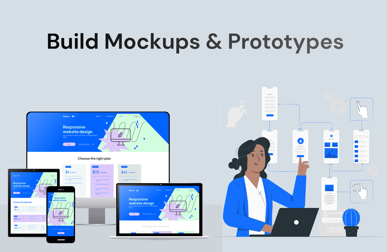 Website Mockups & Building Prototypes