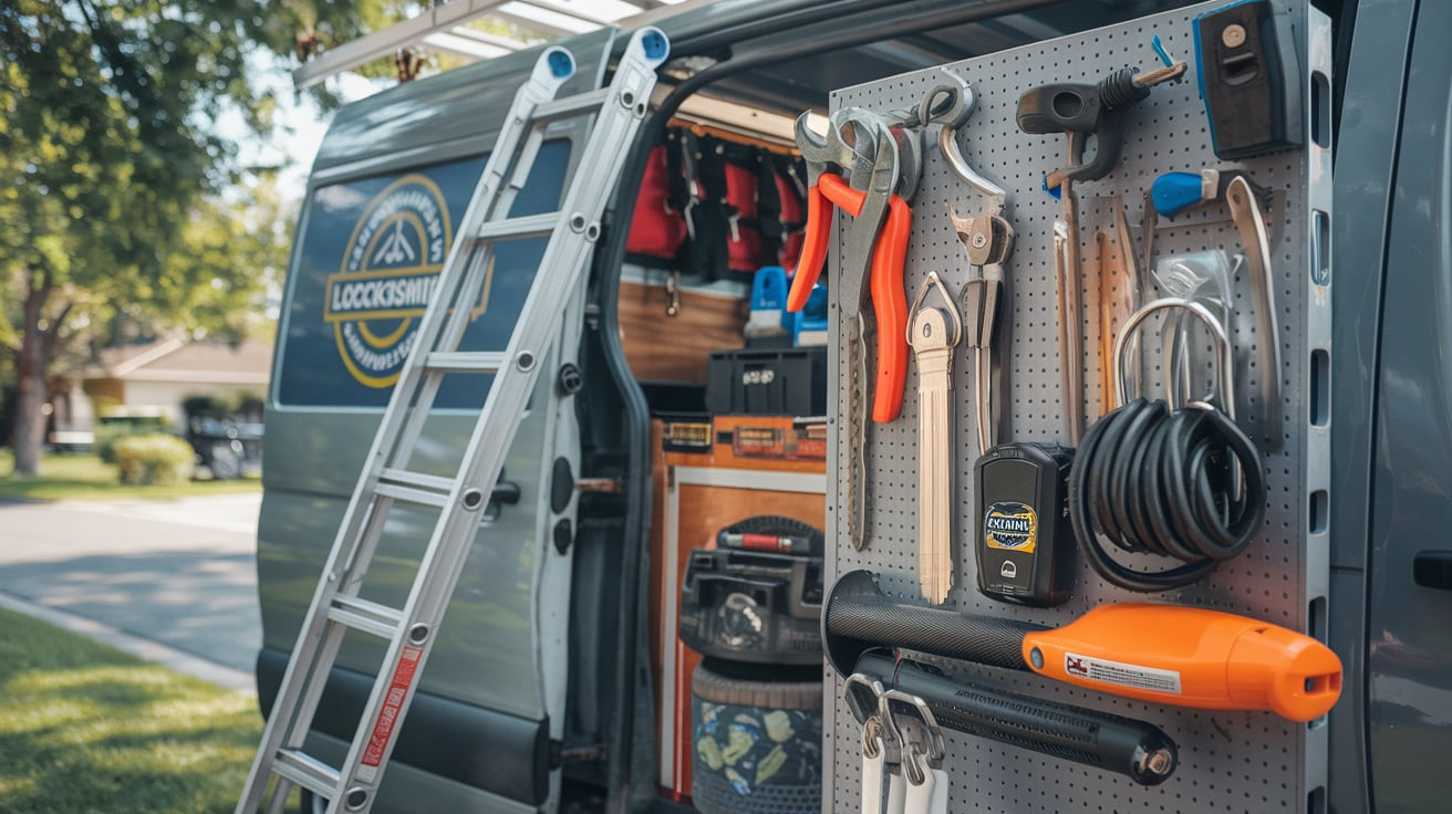 Essential Tools for Mobile Locksmith Van r