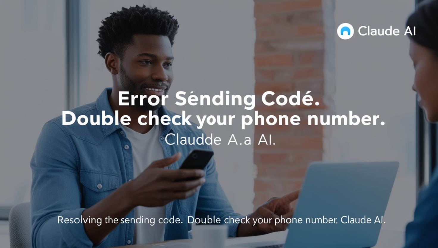 Error Sending Code. Set a Practice to Double Check Your Phone Number. Claude AI