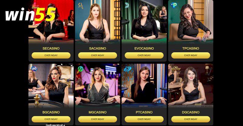 Sảnh cược Casino Win 55