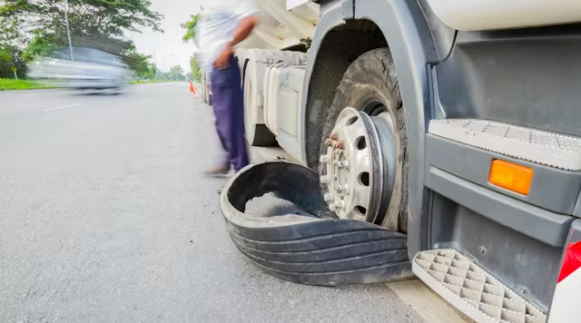 Tire Blowout Mobile Emergency Repair | Get 'R Done Truck Repair Alberta