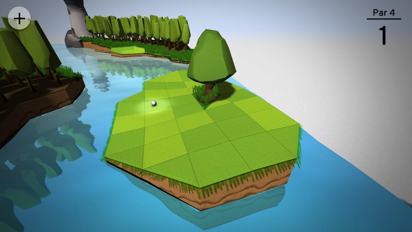 A picture of OK Golf, featuring gameplay