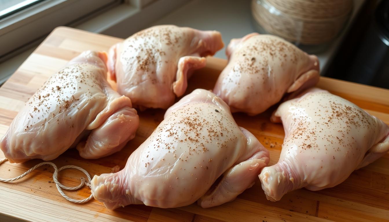 Chicken Thigh Preparation for Smoking