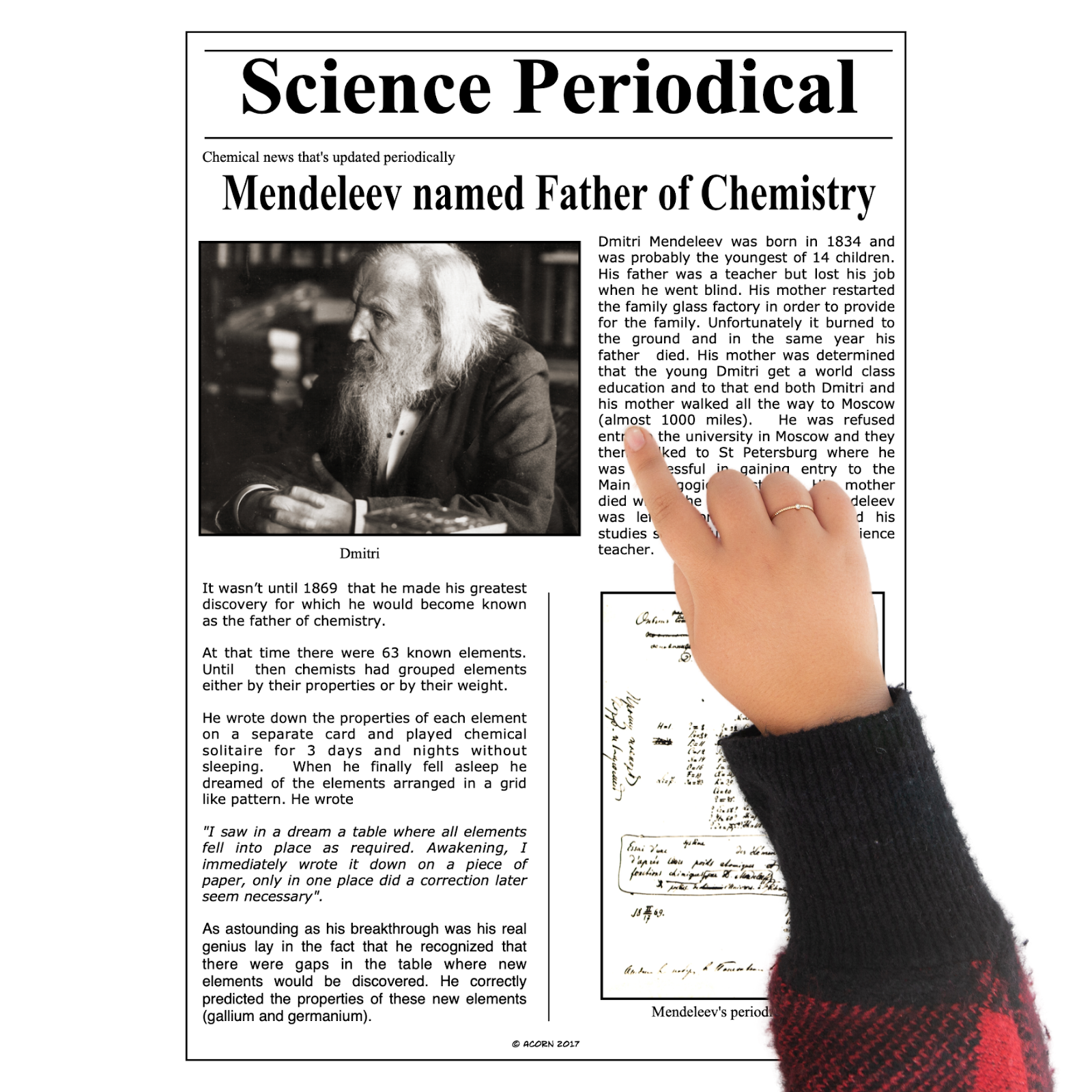 science literacy periodic table